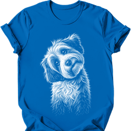 Tibetan Terrier Tilted Dog T Shirt Gift For Dog Lover