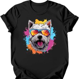 West Highland White Terrier Top Dog T Shirt Gift For Dog Lover
