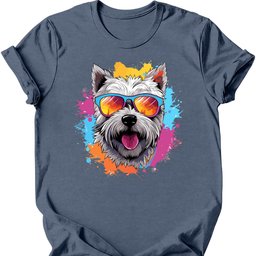 West Highland White Terrier Top Dog T Shirt Gift For Dog Lover