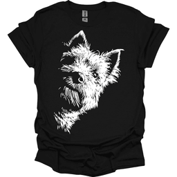 West Highland Line Art T Shirt Gift For Dog Lover