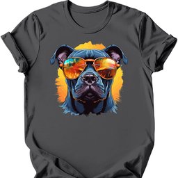 Staffordshire Bull Terrier Top Dog T Shirt Gift For Dog Lover