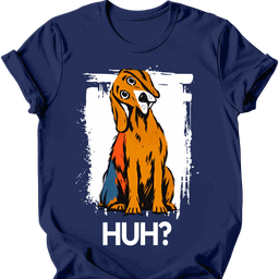 Vizsla Huh Dog T Shirt Gift For Dog Lover