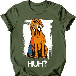 Vizsla Huh Dog T Shirt Gift For Dog Lover