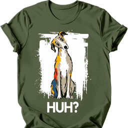 Whippet Huh Dog T Shirt Gift For Dog Lover
