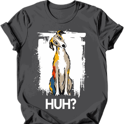 Whippet Huh Dog T Shirt Gift For Dog Lover