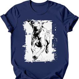Vizsla Running Dog T Shirt Gift For Dog Lover