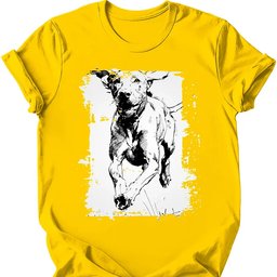 Vizsla Running Dog T Shirt Gift For Dog Lover