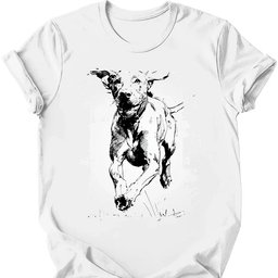 Vizsla Running Dog T Shirt Gift For Dog Lover