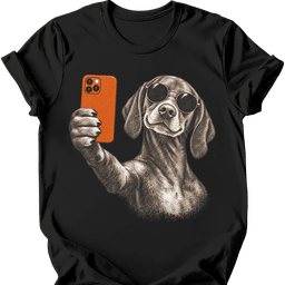 Vizsla Selfie Dog T Shirt Gift For Dog Lover