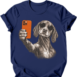 Vizsla Selfie Dog T Shirt Gift For Dog Lover