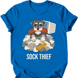 Standard Schnauzer Sock Thief T Shirt Gift For Dog Lover