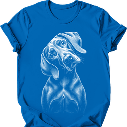 Weimaraner Tilted Dog T Shirt Gift For Dog Lover