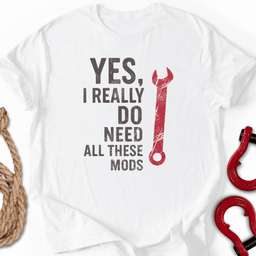 All The Mods T Shirt Gift For Offroad Enthusiast