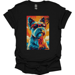 Yorkshire Terrier Summer Dog T Shirt Gift For Dog Lover