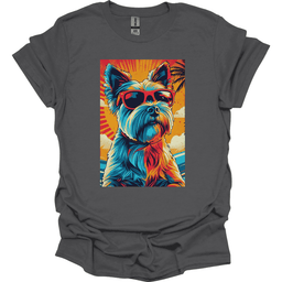 Yorkshire Terrier Summer Dog T Shirt Gift For Dog Lover