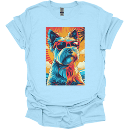 Yorkshire Terrier Summer Dog T Shirt Gift For Dog Lover