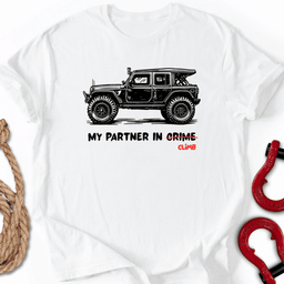 Partner In Climb T Shirt Gift For Offroad Enthusiast