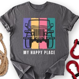 My Happy Place T Shirt Gift For Offroad Enthusiast