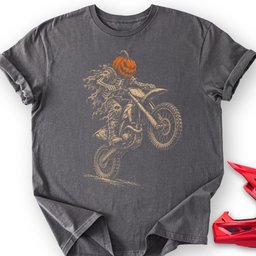 Pumpkin Wheelie T Shirt Gift For Offroad Enthusiast