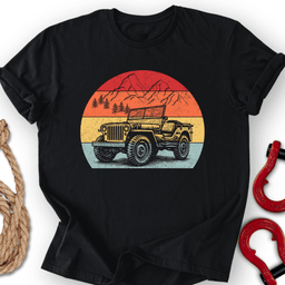 Heritage Sunset T Shirt Gift For Offroad Enthusiast