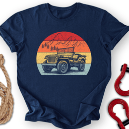 Heritage Sunset T Shirt Gift For Offroad Enthusiast