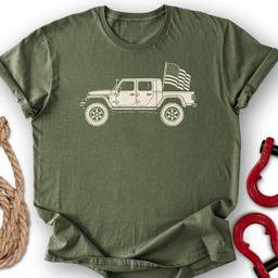 Patriots Pickup T Shirt Gift For Offroad Enthusiast