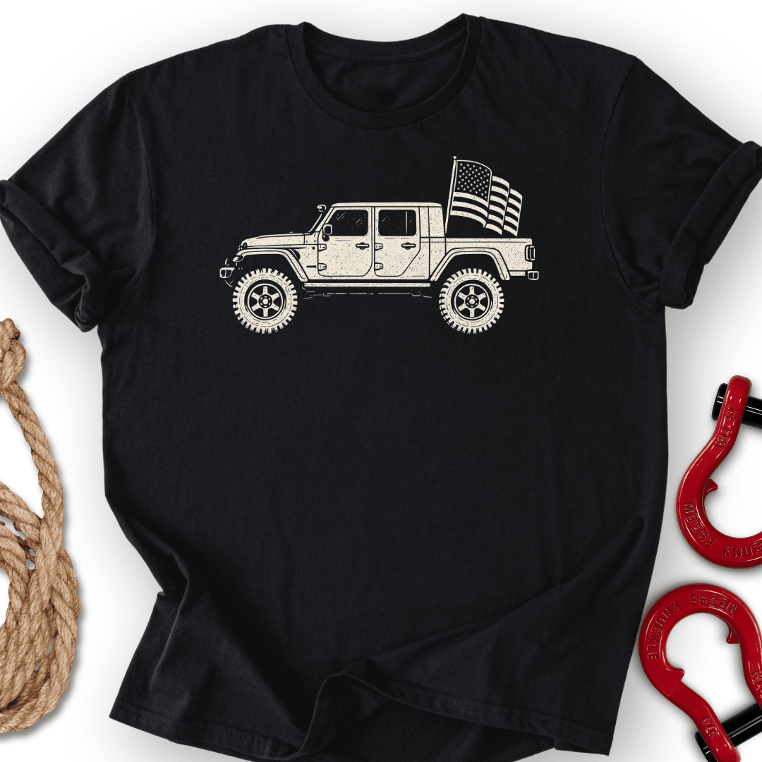 Patriots Pickup T Shirt Gift For Offroad Enthusiast
