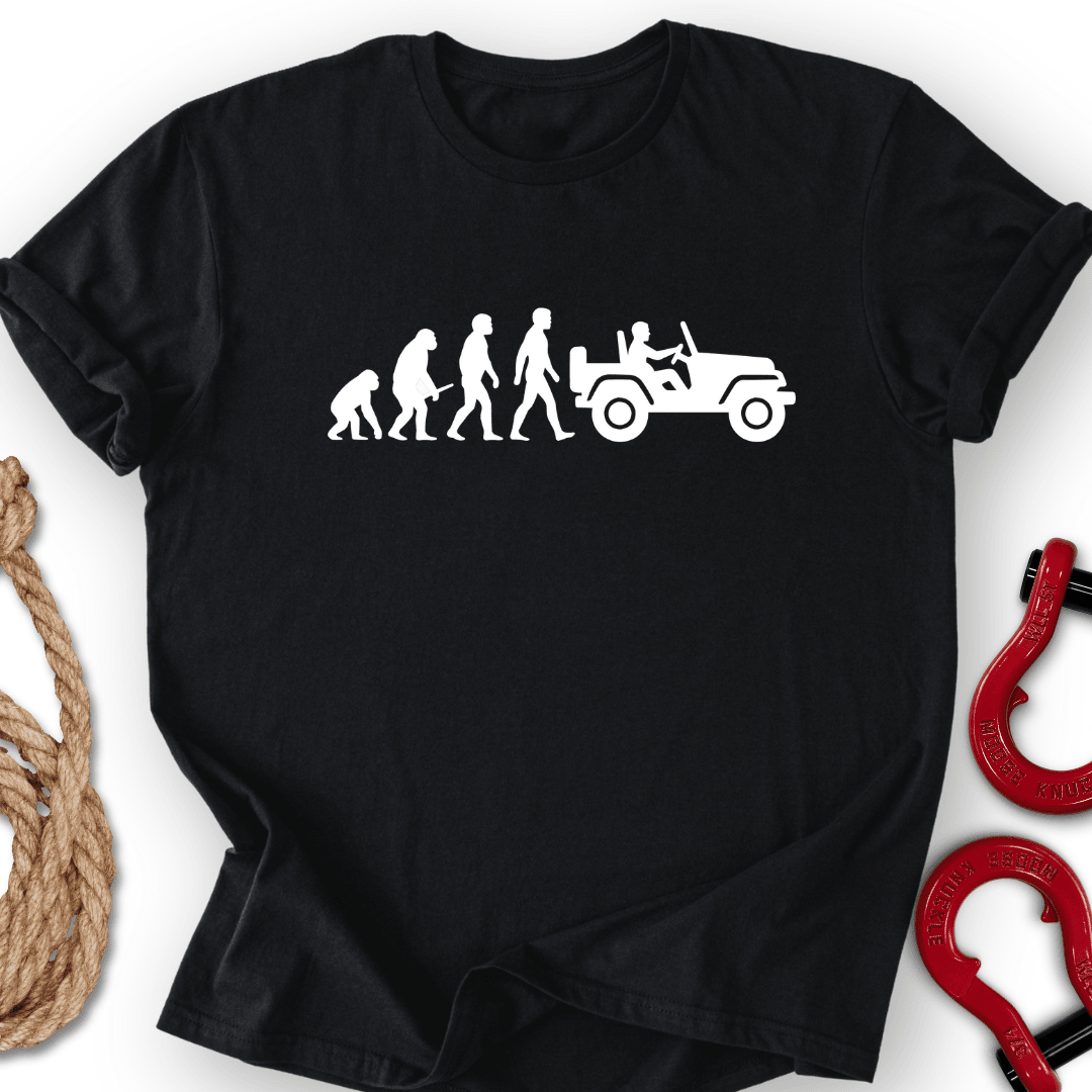 Evolution T Shirt Gift For Offroad Enthusiast
