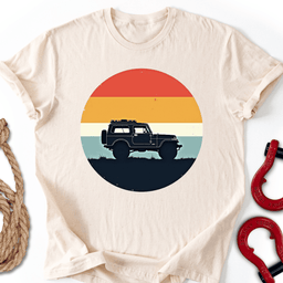 4x4 Retro Colors T Shirt Gift For Offroad Enthusiast