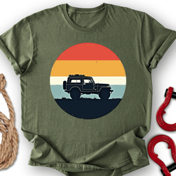 4x4 Retro Colors T Shirt Gift For Offroad Enthusiast