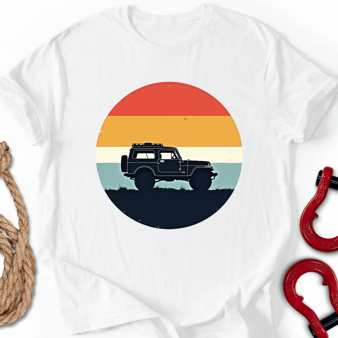4x4 Retro Colors T Shirt Gift For Offroad Enthusiast