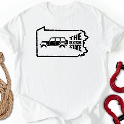 Keystore State T Shirt Gift For Offroad Enthusiast
