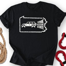 Keystore State T Shirt Gift For Offroad Enthusiast
