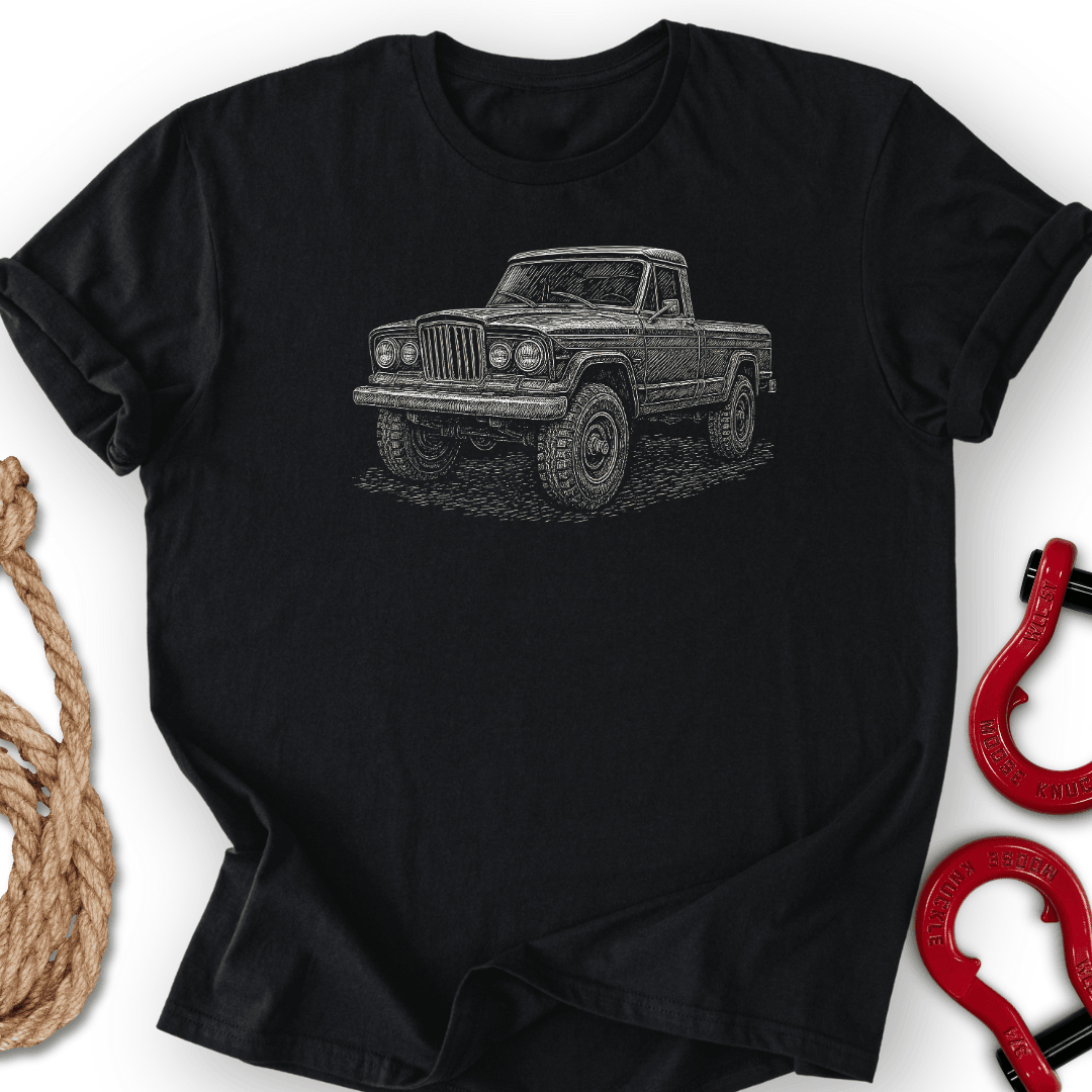 Retro Pickup T Shirt Gift For Offroad Enthusiast