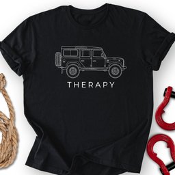 Landie Therapy T Shirt Gift For Offroad Enthusiast