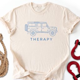 Landie Therapy T Shirt Gift For Offroad Enthusiast
