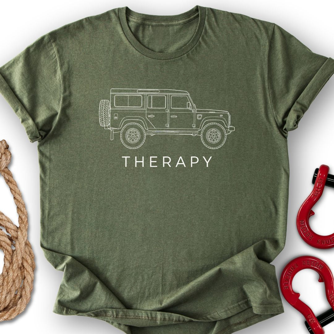 Landie Therapy T Shirt Gift For Offroad Enthusiast