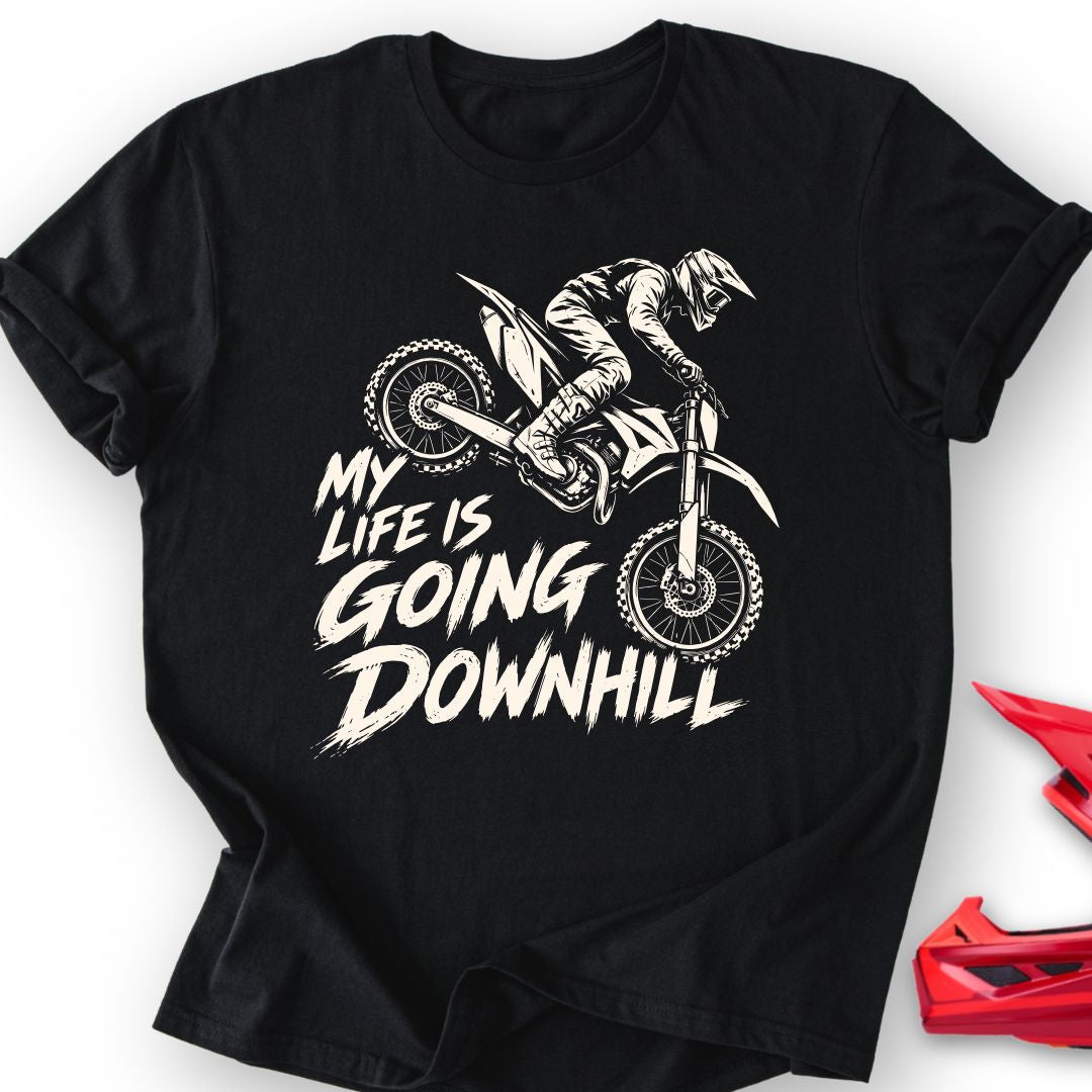 Downhill T Shirt Gift For Offroad Enthusiast