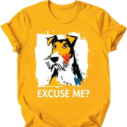 Wire Haired Fox Terrier Excuse Me Dog T Shirt Gift For Dog Lover