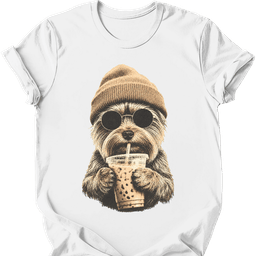 Yorkshire Terrier Hipster Dog T Shirt Gift For Dog Lover