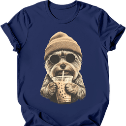 Yorkshire Terrier Hipster Dog T Shirt Gift For Dog Lover