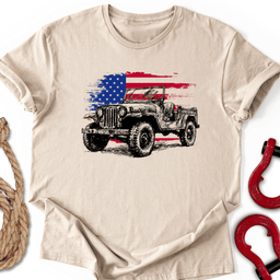 Retro Patriot T Shirt Gift For Offroad Enthusiast