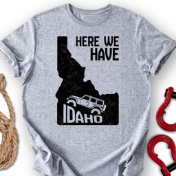 Idaho T Shirt Gift For Offroad Enthusiast