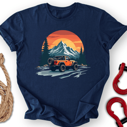 Icy Mountain Ride T Shirt Gift For Offroad Enthusiast