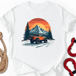 Icy Mountain Ride T Shirt Gift For Offroad Enthusiast