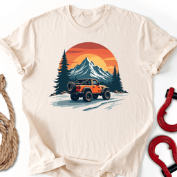 Icy Mountain Ride T Shirt Gift For Offroad Enthusiast