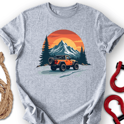 Icy Mountain Ride T Shirt Gift For Offroad Enthusiast