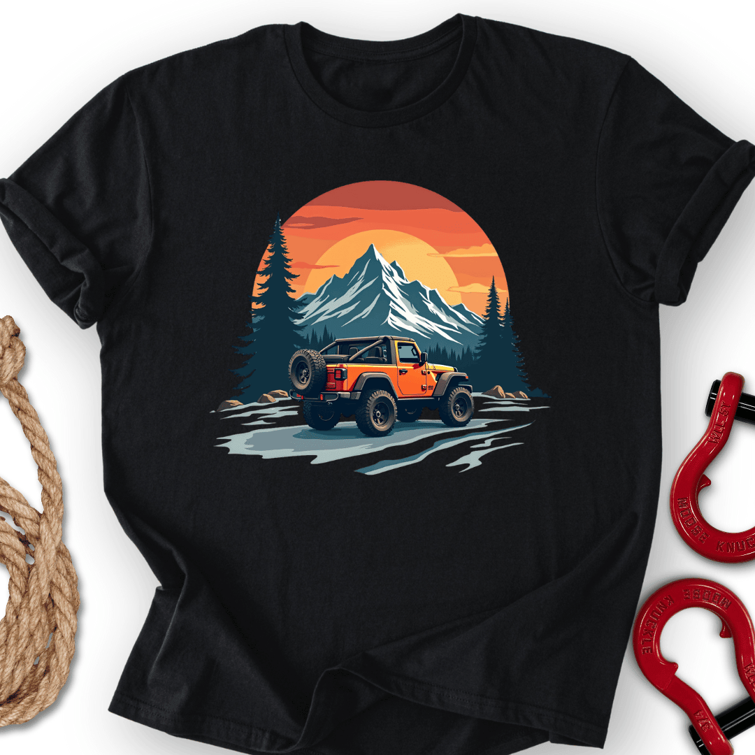 Icy Mountain Ride T Shirt Gift For Offroad Enthusiast
