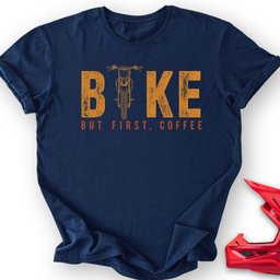 Coffee And Bike T Shirt Gift For Offroad Enthusiast