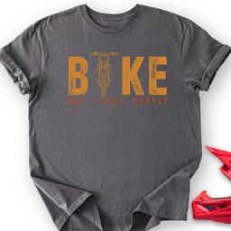 Coffee And Bike T Shirt Gift For Offroad Enthusiast